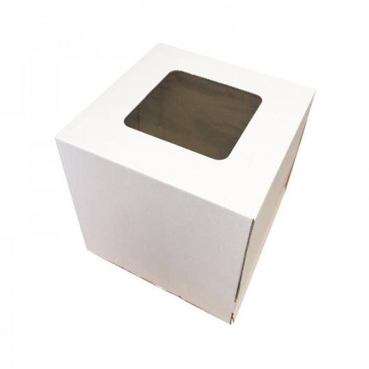 Коробка для торта 40 см*40 см*35 см с окном