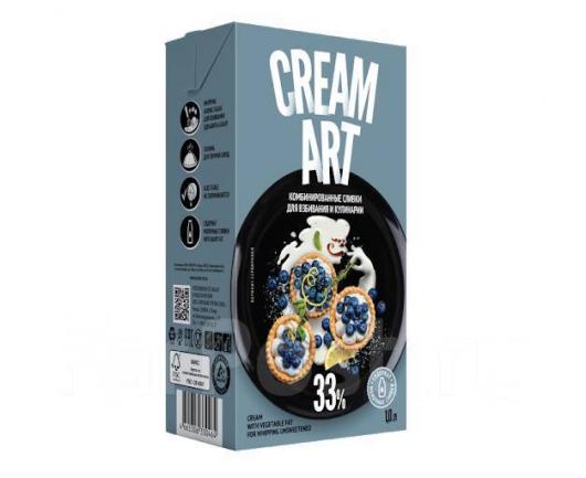 Комбинированные сливки Creamart 33% 1л